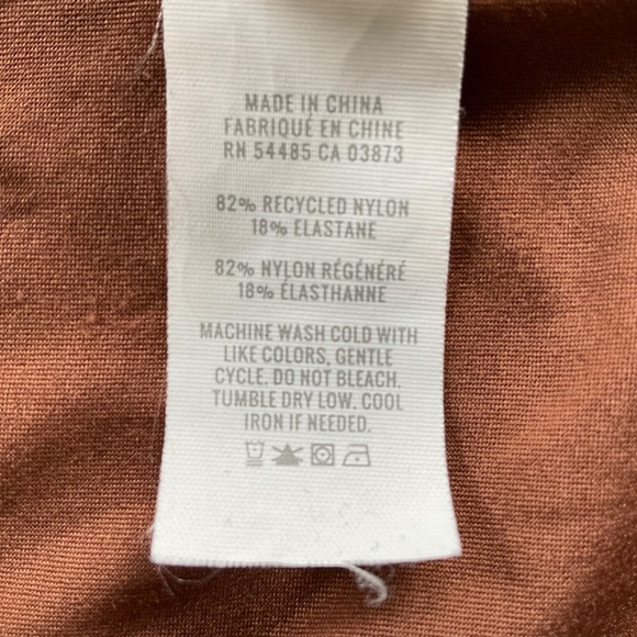 Smoothez By Aerie Sculpting Bodysuit Sz L Mocha Brown Base Layer Thong Shapewear - Picture 8 of 8